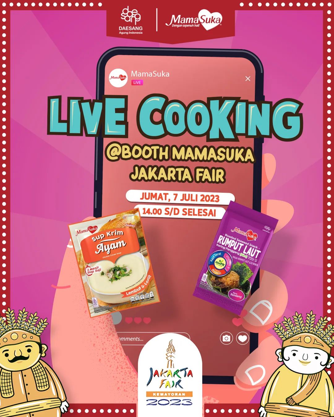 Live Cooking di Jakarta Fair Kemayoran