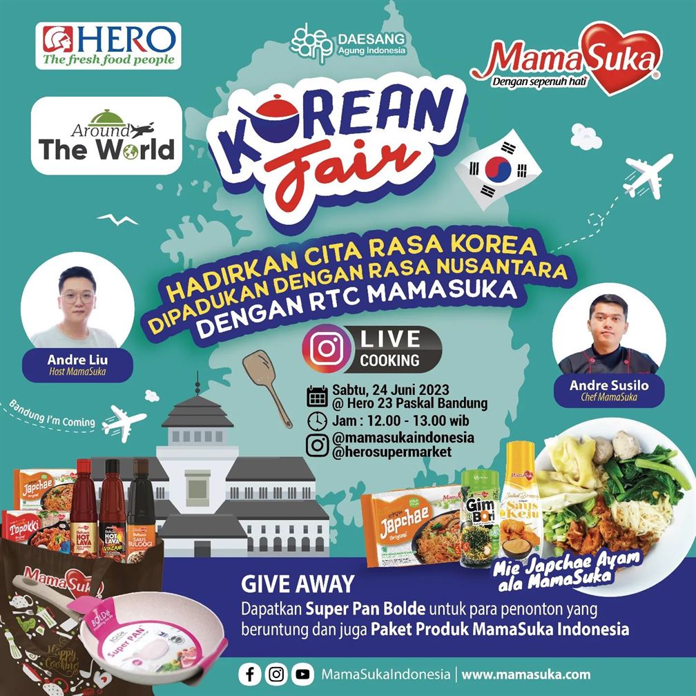 KOREAN FAIR: Hadirkan Cita Rasa Korea Dipadukan dengan Rasa Nusantara dengan RTC MamaSuka