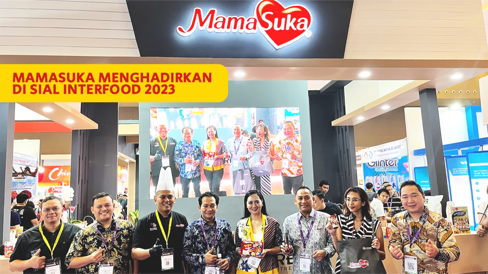 MamaSuka Menghadirkan Cita Rasa Korea di SIAL InterFood 2023