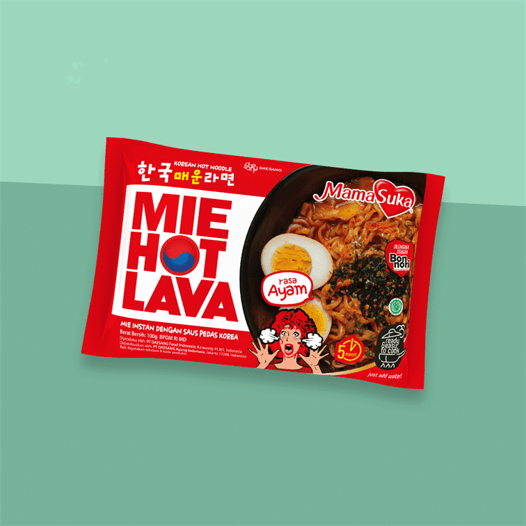 Mie Hot Lava Rasa Ayam