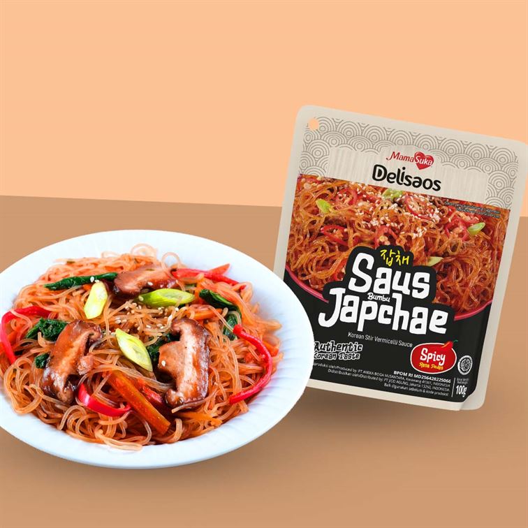 Saus Japchae Rasa Pedas