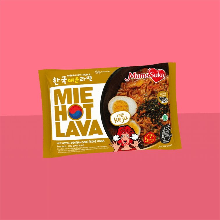 Mie Hot Lava Rasa Keju