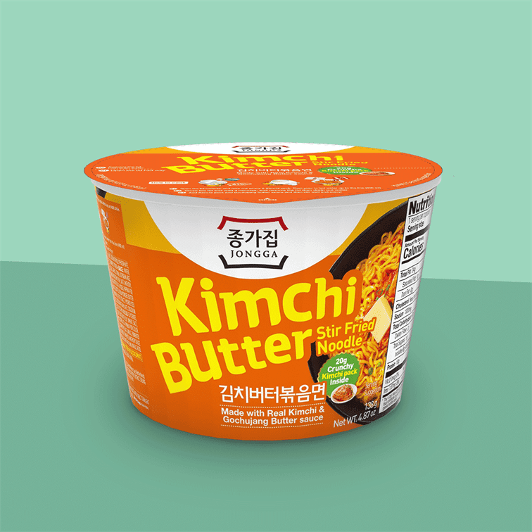 Mie Goreng Tumis Mentega Kimchi