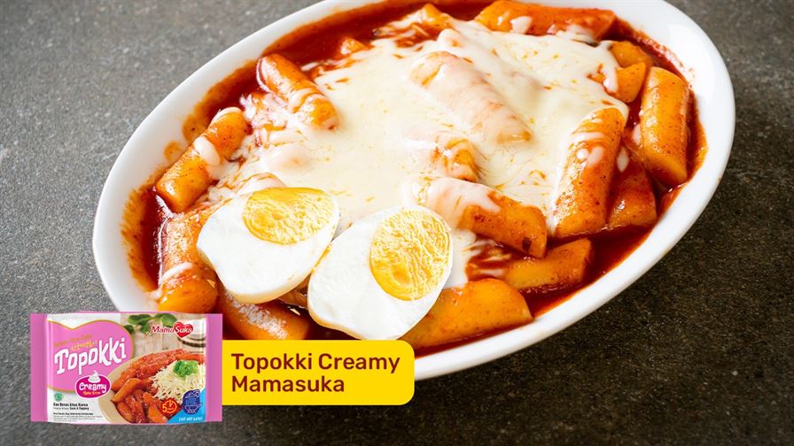 Resep Topokki Creamy MamaSuka, Para Pecinta Keju Wajib Coba!