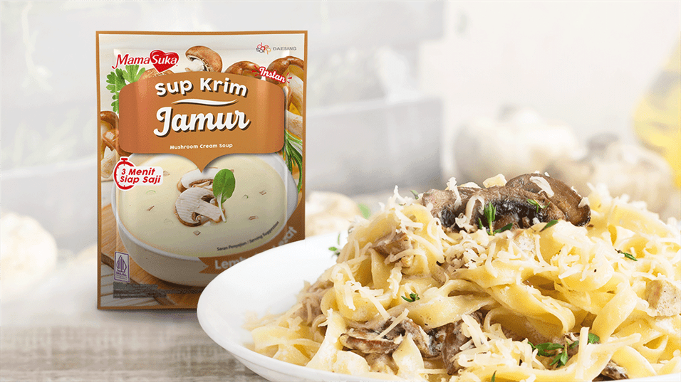 Creamy Cheese Fettuccine MamaSuka yang Bikin Nagih!